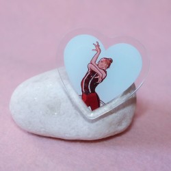 Pin decorativo de gimnasia rítmica inspirado en Taisiia Onofriichuk