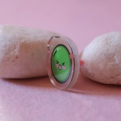 Pin de pelota de gimnasia rítmica verde