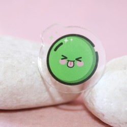 Pin de pelota de gimnasia rítmica verde