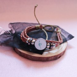 Pulsera de cuero de gimnasia rítmica Dreams