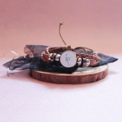 Pulsera de cuero de gimnasia rítmica Dreams