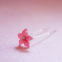 horquilla decorativa de moño en forma de flor