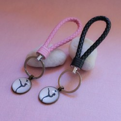 Llavero de danza arabesque