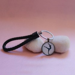 Llavero de danza arabesque