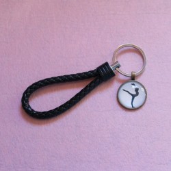 Llavero de danza arabesque