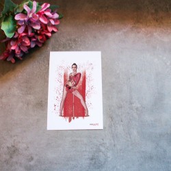 Lamina print de la gimnasta  Margarita Mamun con mazas en 2016