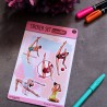 Set de stickers creation de gimnasia rítmica
