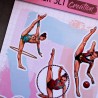 Set de stickers creation de gimnasia rítmica