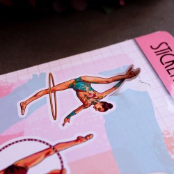 Set de stickers creation de gimnasia rítmica