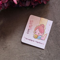 Punto de libro mágnetico de gimnasia rítmica Sweety en amarillo