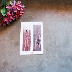 Lamina print de gimnasia rítmica Elegance