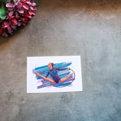 Lámina print de la gimnasia rítmica Night dremas