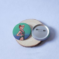 chapa redonda de gimnasia rítmica Tara Dragas