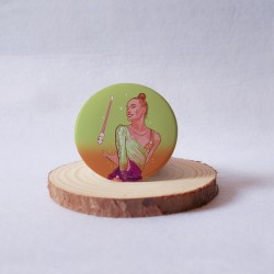 chapa redonda de gimnasia rítmica Darja Varfolomeev