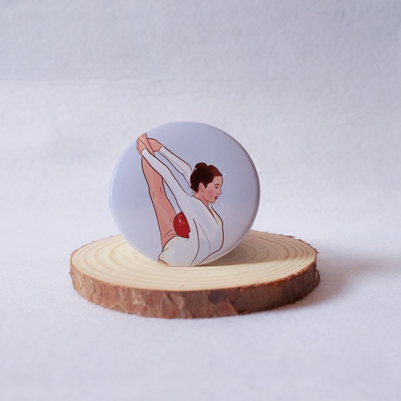 chapa redonda de gimnasia rítmica Maria petrova