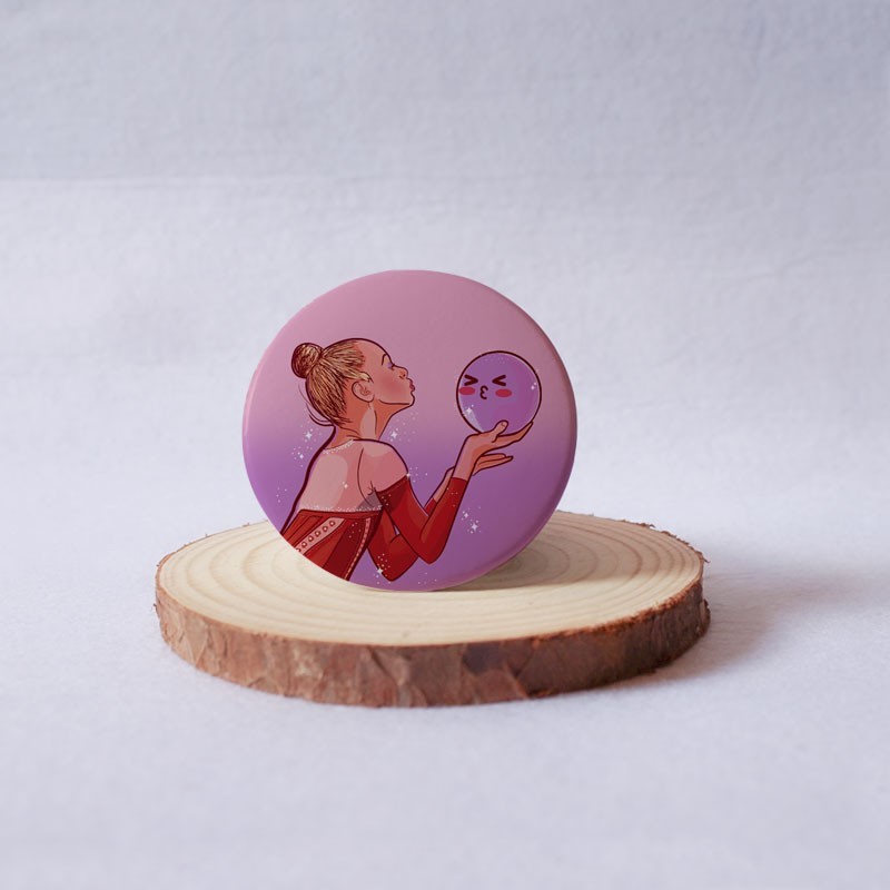 chapa redonda de gimnasia rítmica Taisiia Onofriichuk.