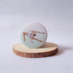 chapa de gimnasia rítmica inspirada en Ana Bessonova