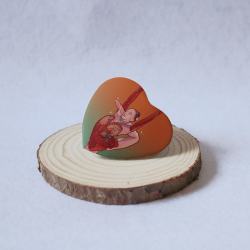 chapa corazón de gimnasia Evgenia Kanaeva