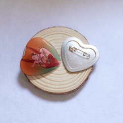 chapa corazón de gimnasia Evgenia Kanaeva