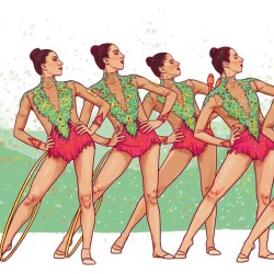 Lamina print del conjunto español en los juegos olímpicos de Río 2016