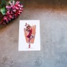 Lámina print de danza "zapatillas rojas"