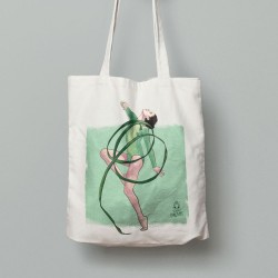 Tote bag, canvas bag, bolsa de gimnasia rítmica Diana
