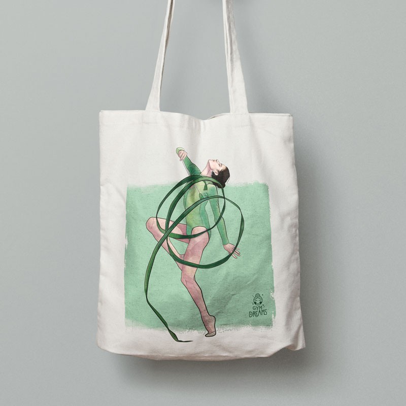 Tote bag, canvas bag, bolsa de gimnasia rítmica Diana