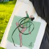 Tote bag, canvas bag, bolsa de gimnasia rítmica Diana