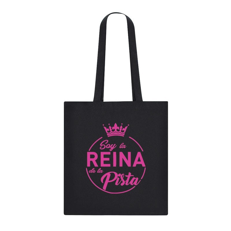 Tote bag, canvas bag, bolsa de gimnasia y danza la reina de la pista