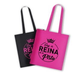 Tote bag, canvas bag, bolsa de gimnasia y danza la reina de la pista