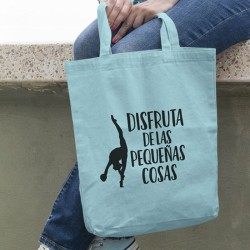 Tote bag, canvas bag, bolsa de gimnasia rítmica Disfruta