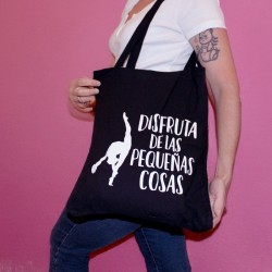 Tote bag, canvas bag, bolsa de gimnasia rítmica Disfruta