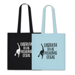 Tote bag, canvas bag, bolsa de gimnasia rítmica Disfruta