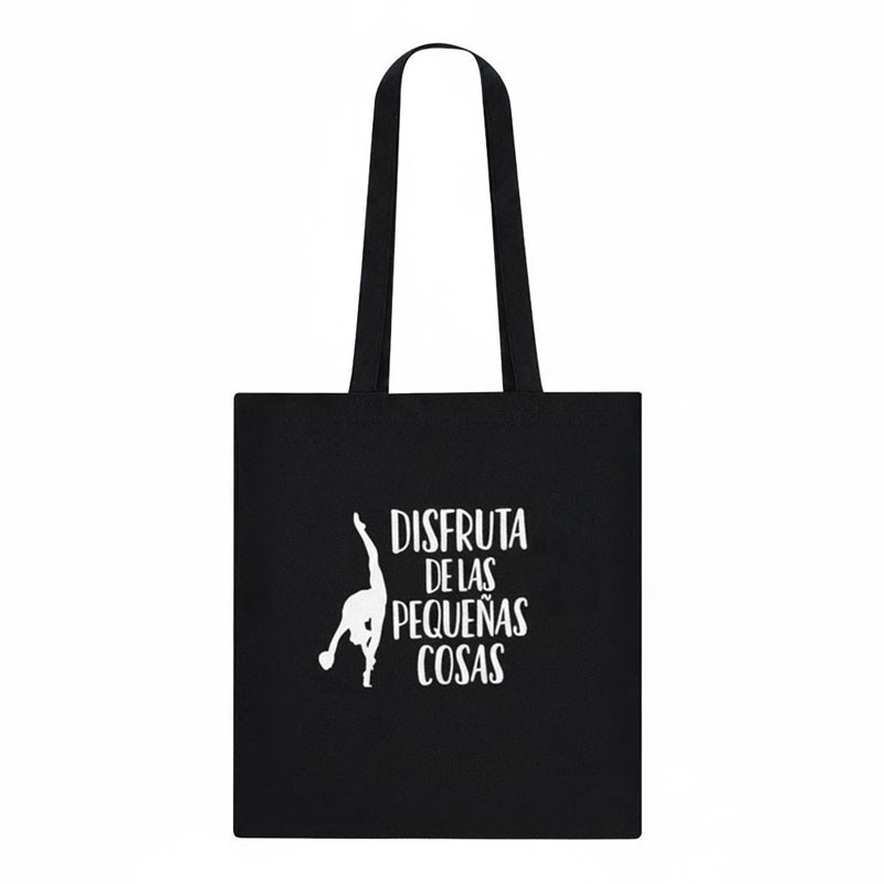 Tote bag, canvas bag, bolsa de gimnasia rítmica Disfruta