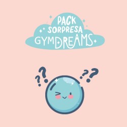 Caja sorpresa de regalo de gimnasia rítmica y danza azul