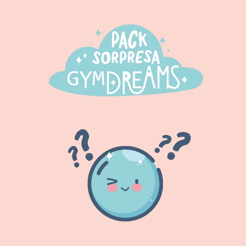 Caja sorpresa de regalo de gimnasia rítmica y danza azul