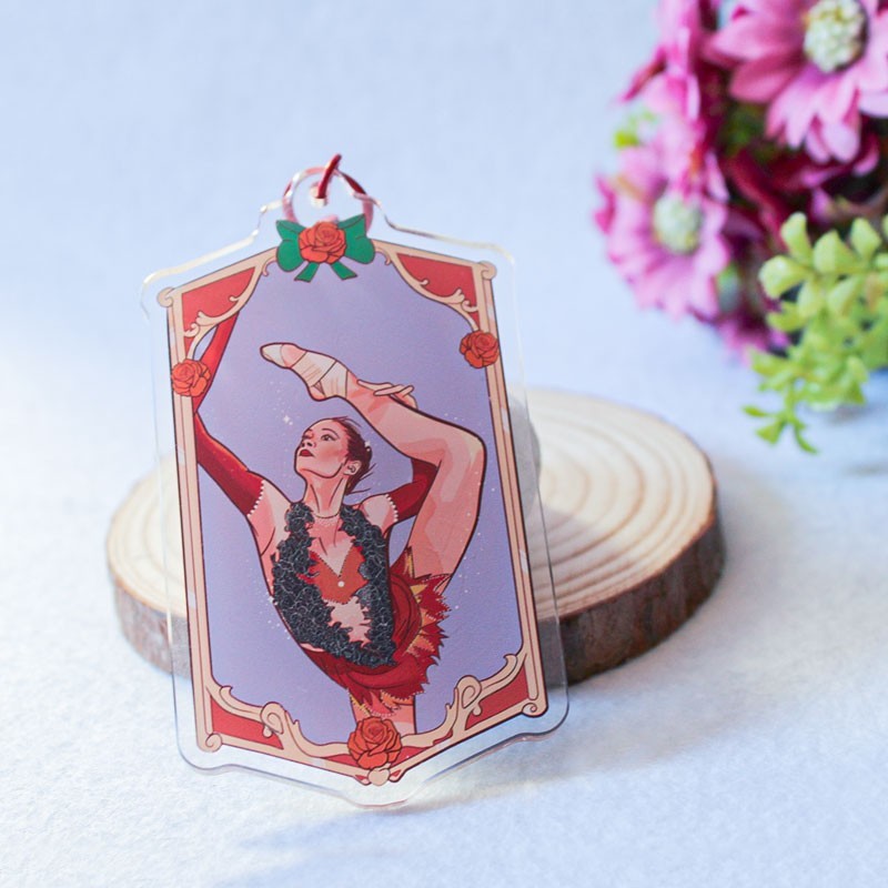 Llavero de gimnasia rítmica pop art Irina Tchachina