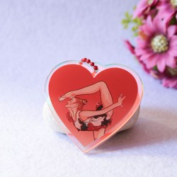 Llavero corazón de gimnasia rítmica Alexandra Soldatova