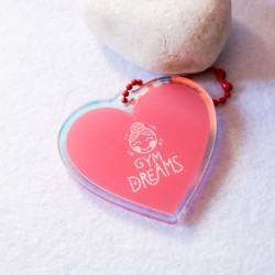 Llavero corazón de gimnasia rítmica Sofia Raffaeli