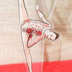 Figura decorativa de la gimnasta  Yana Kudryatsheva