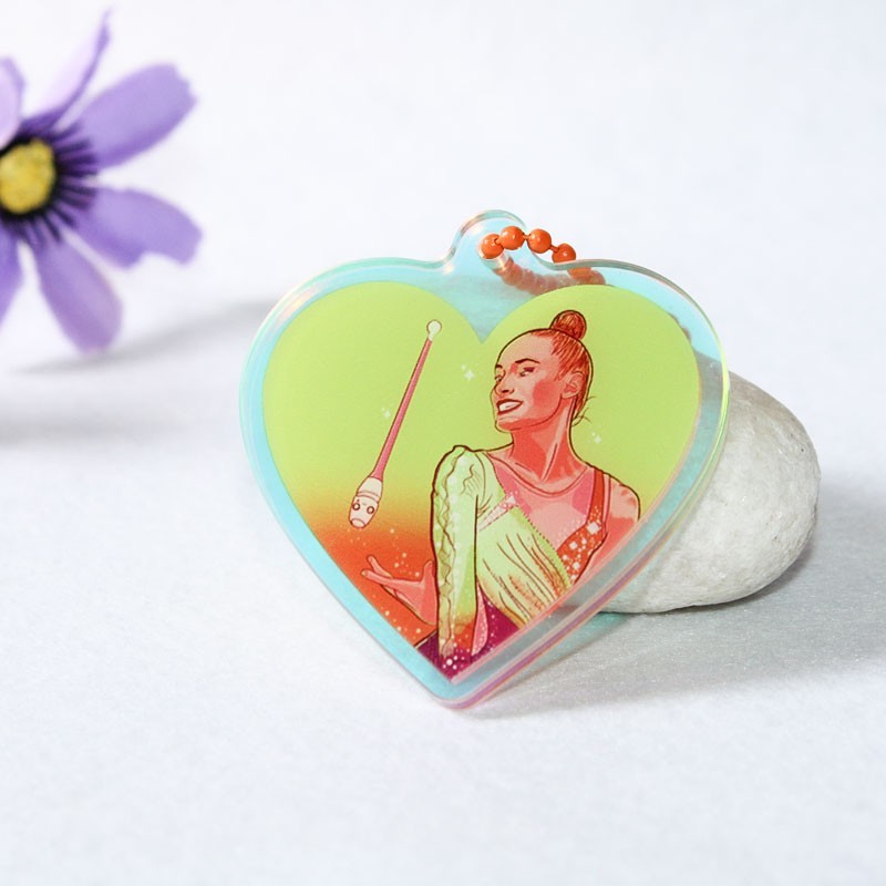 Llavero corazón de gimnasia rítmica Darja Varfolomeev