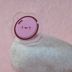 Pin de pelota de gimnasia rítmica rosa