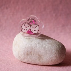 pin de punteras de gimnasia rítmica, punteras divinas